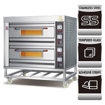 Commercial 16 Pizza 5 Καυστήρας Σόμπα υγραερίου With Guards Saj Wood Painting Liners Speed ​​Oven