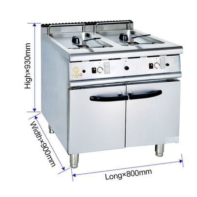 174Kg Εστιατόριο εξοπλισμός μαγειρικής 800×900×850 70 με σύνδεση αερίου R13/4