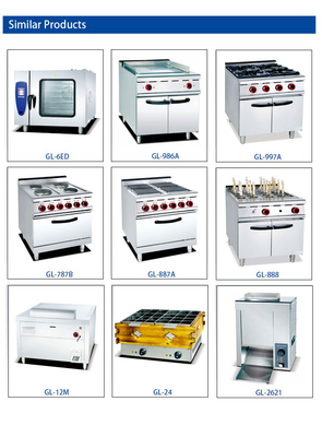 800×900×850 70 GL-RS Εξοπλισμός μαγειρικής για βαριά κουζίνα εστιατορίων