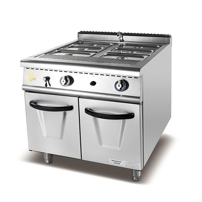 Κατανάλωση αερίου ΥΦΑ/ΦΑ 1,58/2,28Kg/ώρα Εξοπλισμός κουζίνας γρήγορου φαγητού για χωρητικότητα 100Kg