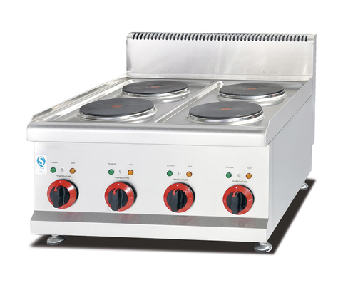 Εργαλεία κουζίνας 10kw 220V 4 καυστήρες 100-400°F
