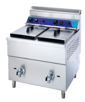 Φρυγανίτης αερίου με 2 καυστήρες 30kg 11,2kw Συσκευές μαγειρέματος Εμπορικές συσκευές μαγειρέματος 220V τάση