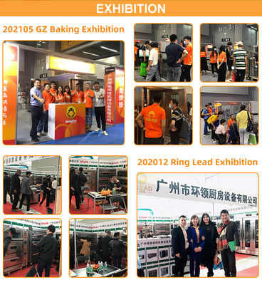 Ατσάλι GL RH Εμπορική σχάρα αερίου με εξοπλισμό λειτουργίας LPG/NG