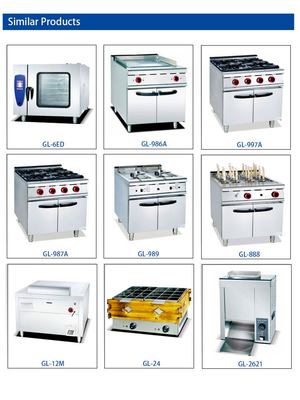 126Kg ατσάλινο γκριλ με καμπίνα σύνδεσης LPG/NG R13/4 Απόδοση μοντέλο GL RH