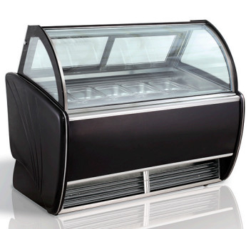 Ηλεκτρικό ντουλάπι εμφάνισης παγωτού 700W με έλεγχο και κατασκευή θερμοκρασίας -16~20°C