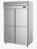 Βιομηχανικό εξοπλισμό ψύξης 220V 50Hz Θερμοκρασία 2C-8C Ψυγείο με αρθρωτό GN1/1 Pan