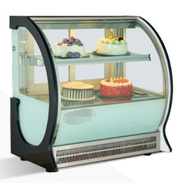 220V/50Hz Απομονωμένο Γυαλί Μπροστά MINI Κέικ Vitrine