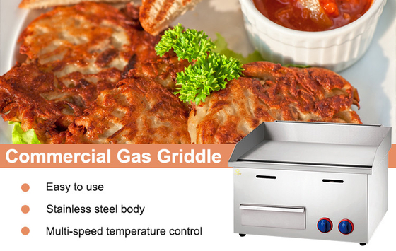 30kg βαρύ φορτίο LPG Gas Griddle ισχυρό 11,7kw εξοπλισμό μαγειρέματος