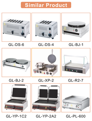 30kg βαρύ φορτίο LPG Gas Griddle ισχυρό 11,7kw εξοπλισμό μαγειρέματος