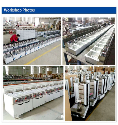 11.7kw LPG Griddle 30kg Heavy Duty Commercial Cooking Equipment 2800Pa Καθαρό βάρος 32kg