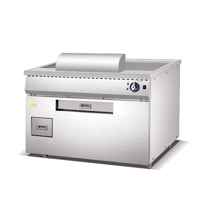 10kw Gas Teppanyaki Grill με καύσιμο LPG για βαριά μαγειρική σε εμπορικές κουζίνες