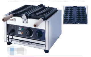Ηλεκτρικός κατασκευαστής βάφλων 1.6KW 220-240V Εμπορικό εξοπλισμό αρτοποιίας για τέλεια καφέ βάφλες