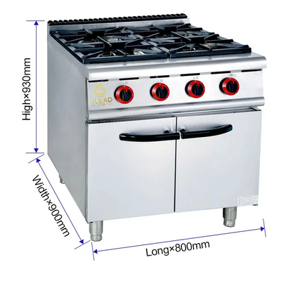 800×900×850 70mm Εμπορικός εξοπλισμός κουζίνας αρτοποιίας με ρυθμιζόμενο έλεγχο θερμοκρασίας