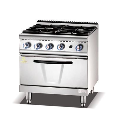4pcs Burns Εμπορικό εξοπλισμό ξενοδοχείου 800*708* 850 100 LPG/NG Δύναμη 3,5kw×2 /5kw×2