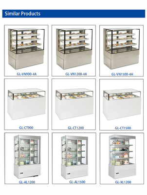 1650W Ιταλικό Πάν 18pcs Επισπεραίωτο βιομηχανικό ψυκτικό εξοπλισμό για οθόνη παγωτού