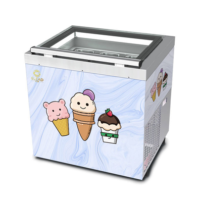 Εμφάνιση παγωτού Smart Gelato Εγκαταστάσεις ψύξης 200W 44KG N.W. -16.C έως -18.C Θερμοκρασία 220-240V