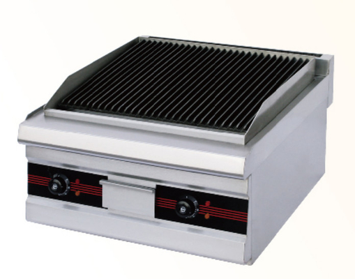 220V-240V Σιδηρά Λαβα Ροκ Grill με Ασημένιο και Λευκό Ψηφιακό Πίνακα Ελέγχου