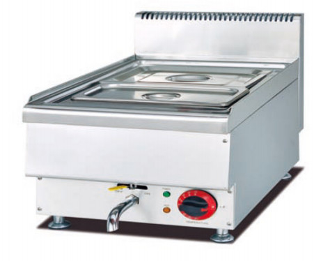 220-240v 50hz Silver Bain Marie με λειτουργία θέρμανσης με ελεγχόμενη θερμοκρασία 0.C ~ 100.C