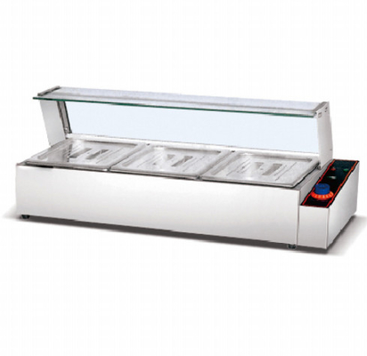 Ηλεκτρικό Silver Bain Marie για εστιατόριο μαγειρική Περιοχή θερμοκρασίας 0 °C έως 100 °C