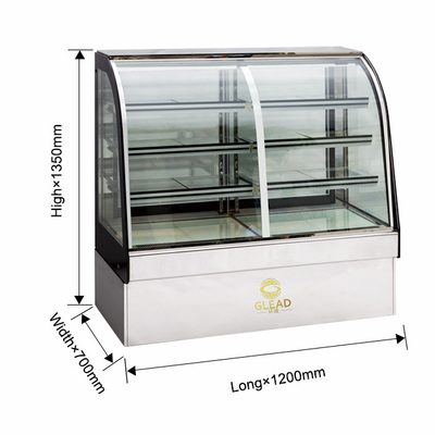 Βιομηχανικό εξοπλισμό ψύξης Ψύξη αέρα 415L 2200W 220-240V 2N ~ 50HZ ντουλάπι