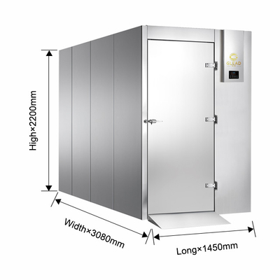 Βιομηχανικές συσκευές ψύξης/ψυγείου 2700W Εξοπλισμός ψύξης αέρα ισχύος 15 δοχείων