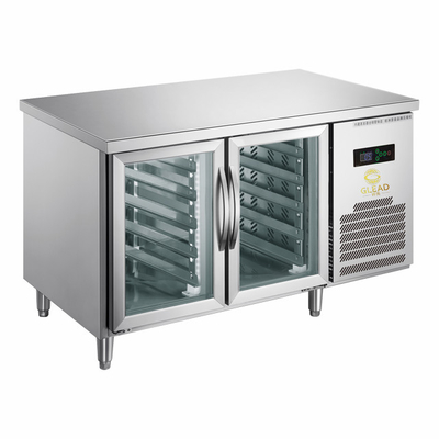 220V-240V 5°C -0°C Διπλή γυάλινη πόρτα Βιομηχανικό ψυκτικό εξοπλισμό 150L ψυγείο οθόνης