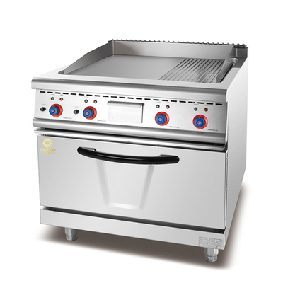 GL RG LPG/NG Gas Valve Commercial Cooking Range Machine 17,8KW με ρυθμιζόμενο έλεγχο θερμοκρασίας