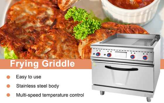 GL RG LPG/NG Gas Valve Commercial Cooking Range Machine 17,8KW με ρυθμιζόμενο έλεγχο θερμοκρασίας