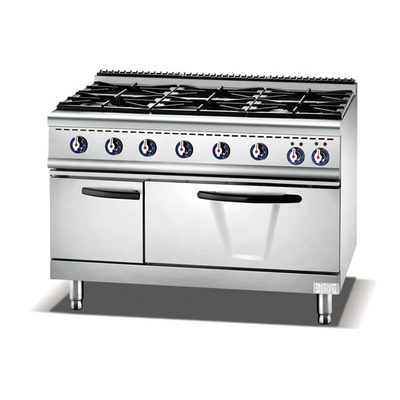 Δύναμη 17KW Gas Combi Oven GL RH μοντέλο με διπλή καύσιμη LPG/NG βαλβίδα αερίου