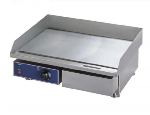Ηλεκτρικό εστιατόριο Griddle μαγειρεύει ποικιλία τροφίμων σε 0-100oC με 220-240V 50Hz τάση