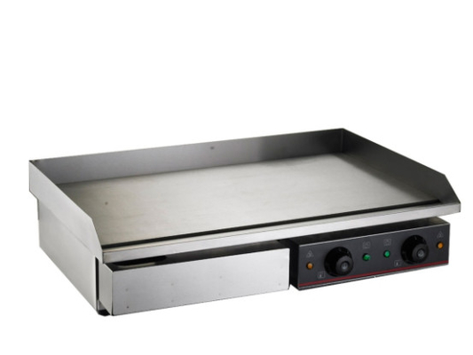 220-240v 50hz Silver Griddle Εστιατόριο εξοπλισμός μαγειρέματος για έλεγχο θερμοκρασίας