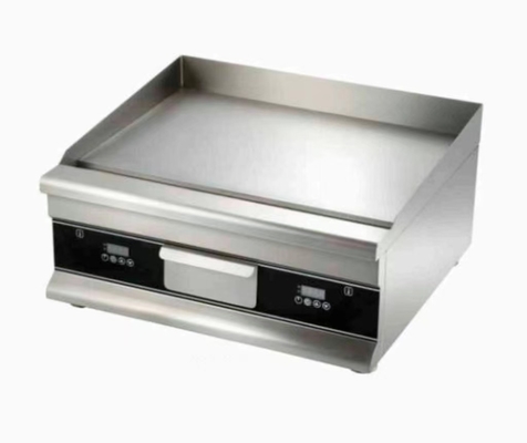 220-240v 50hz Silver Griddle Εστιατόριο εξοπλισμός μαγειρέματος για έλεγχο θερμοκρασίας