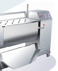 150L/180L/300L Μηχανές επεξεργασίας κρέατος από ανοξείδωτο χάλυβα Ηλεκτρικός μίξερ με χειροκίνητο φορτίο απορρόφησης