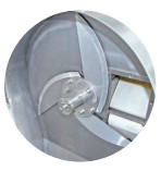 Ηλεκτρική 304 Stainless Steel Vegetable Slicer 380V Ψηφιακό εξοπλισμό οθόνης 170mm Μέσα από το φυτικό κομματάκι