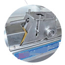 Ηλεκτρική 304 Stainless Steel Vegetable Slicer 380V Ψηφιακό εξοπλισμό οθόνης 170mm Μέσα από το φυτικό κομματάκι