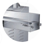Ηλεκτρική 304 Stainless Steel Vegetable Slicer 380V Ψηφιακό εξοπλισμό οθόνης 170mm Μέσα από το φυτικό κομματάκι