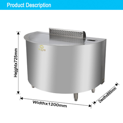 ΣΤ304 Γεωκίνητο 130KG Τεπάνιουκι Griddle Cooktop για Εμπορικά Ξενοδοχεία