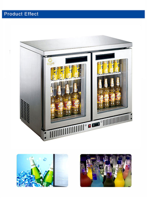 180L Bar Air Cooled Refrigerator Fan Cooling R134a Ψυκτικό για ξενοδοχεία και εστιατόρια