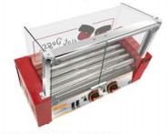 Μηχανή ψήσιμο ζεστών σκυλιών 240V/50HZ με 5/7/9 κυλίνδρους ανεξάρτητο έλεγχο θερμοκρασίας για τέλεια ψητό ζεστό