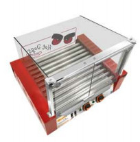 Μηχανή ψήσιμο ζεστών σκυλιών 240V/50HZ με 5/7/9 κυλίνδρους ανεξάρτητο έλεγχο θερμοκρασίας για τέλεια ψητό ζεστό