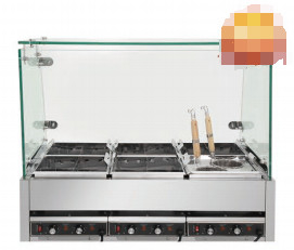 Ατσάλινος Κάντο κουζίνα 9KW 220V 50-60HZ λειτουργία βρασμού τέσσερα / έξι / οκτώ κουτιά