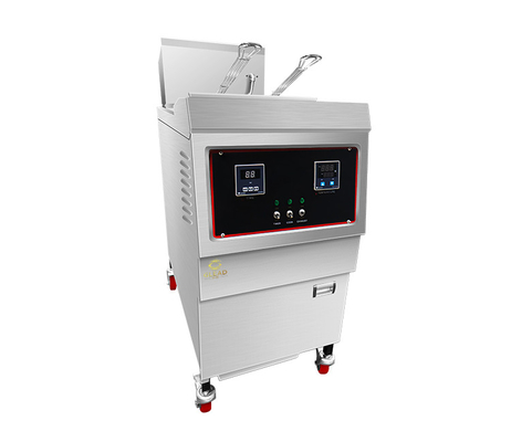 Αποτελεσματικότητα EGas Pressure Fried Chicken Machine 0,48kg/h Καταναλώσεις αερίου 25L χωρητικότητα