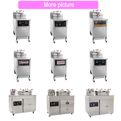 25L Gas Pressure Fried Chicken Machine 0,65 Kw LGP/NG Ενέργεια αερίου με φίλτρο πετρελαίου 160 KKg N.W.