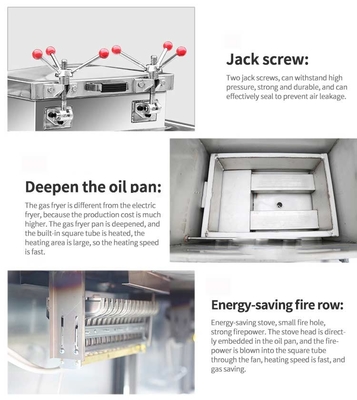 30L LGP/NG Gas Dual Purpose Mechanical Panel Duck Stove 4-12 Kw Δύναμη 0,48kg/h Κατανάλωση αερίου