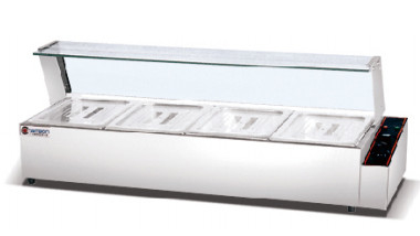 220-240V/50-60HZ τάση Εμπορικό εξοπλισμό μαγειρέματος με 2 δεξαμενές Ηλεκτρικό Bain Marie