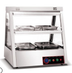 Εστιατόριο 800*480*635 mm Συσκευές 1.8KW Θέρμανση Vitrine