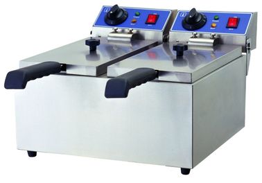 Fryer ανοξείδωτου Glead ηλεκτρικό χαμηλό εμπορικό ηλεκτρικό βαθύ Fryer 8L Wattage
